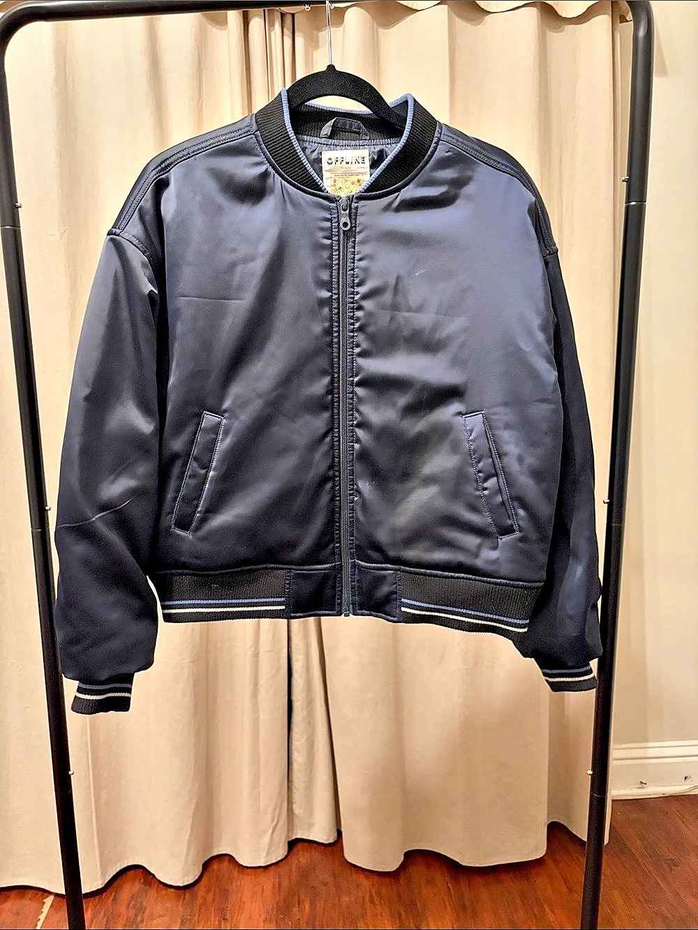 Offline Women’s Blue Bomber Jacket